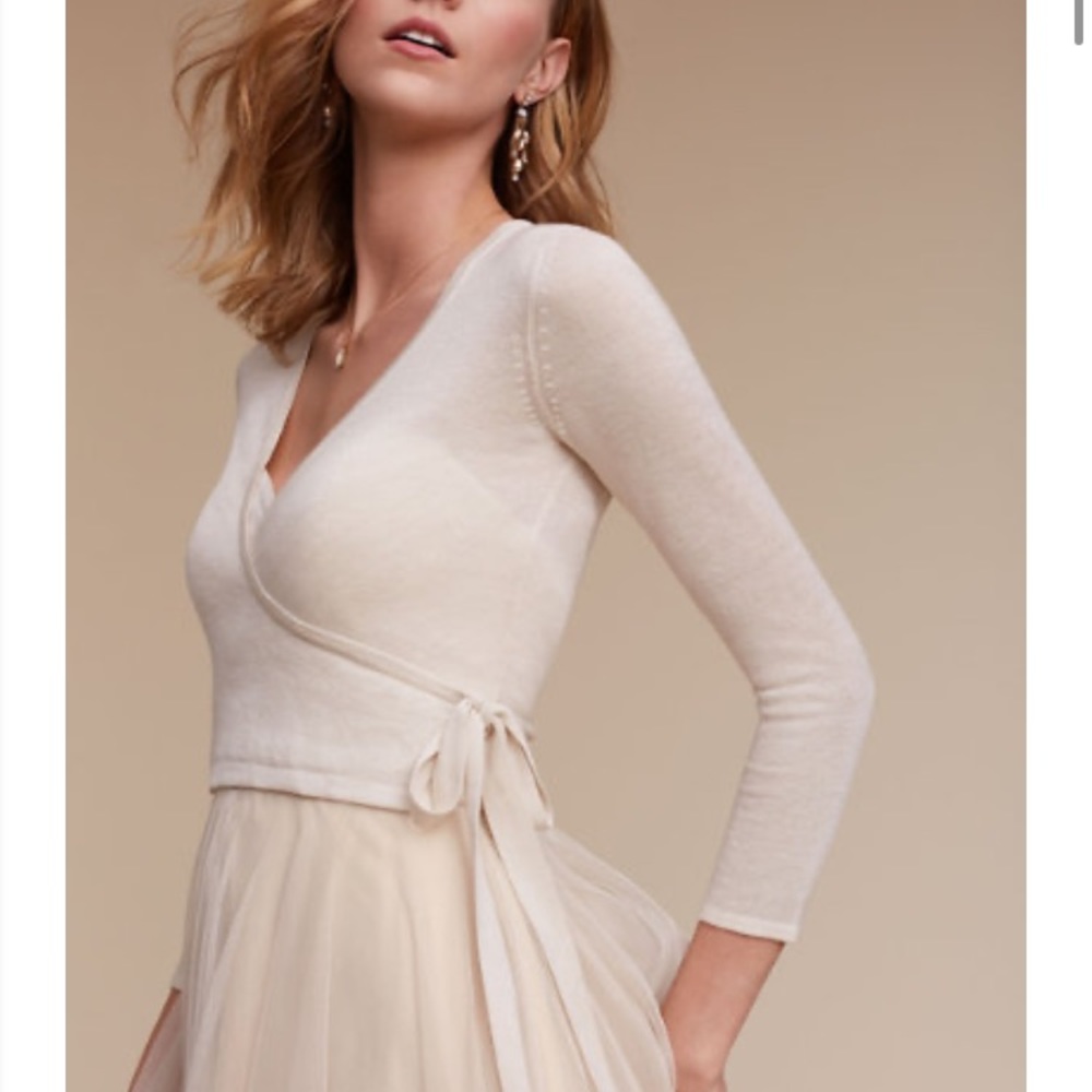 BHLDN Ivy & Aster Angelina Wrap in Ivory